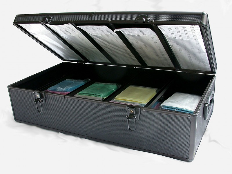 ArchiTops CD/DVD Koffer f&uuml;r 1.000 Disks, Black Edition