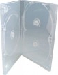 SCANAVO DVD-H�lle 3-fach transparent 3er DVD-Box Overlap 14mm