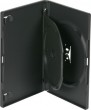 AMARAY DVD H�lle 2-fach schwarz mit Klapptray 2er DVD Box