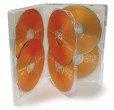Amaray DVD Multi Disc Box 6 transparent 15mm SLIM (leer)