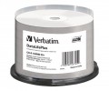 Verbatim 43745 Professional CD-R Wide White Inkjet Printable No ID Brand