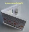 USB-Stick Box transparent mit transparenter USB-Stick H�lle