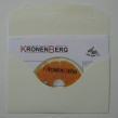 Selbstklebender Kronenberg24 CD Briefumschlag mit Fenster