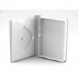 Softbox  CD DVD H�lle weiss f�r 1-3 Rohlinge + A5 Einlage