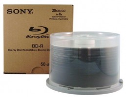 BluRay BD-R 25GB/1-6x weiss Inkjet printable