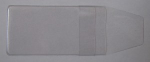 USB-Stick H�lle aus transparentem Kunststoff