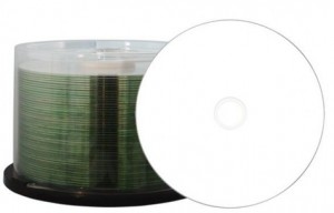 50 St�ck Kronenberg24 Premium CD-R weiss Inkjet DIAMOND