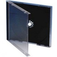 Jewel Case 1-er mit schwarzem Tray10mm - 50 St�ck