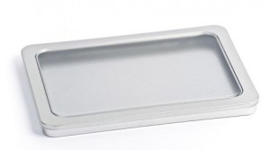 A5 Metallh�lle mit Fenster