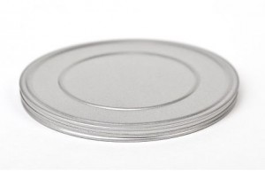 Runde Metalldose mit Filmdosen Pr�gung 123x10 mm