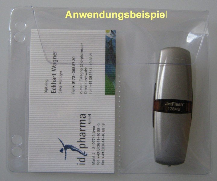 USB-Stick H&uuml;lle zum Abheften Freestyle