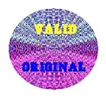Moire Hologrammetikett